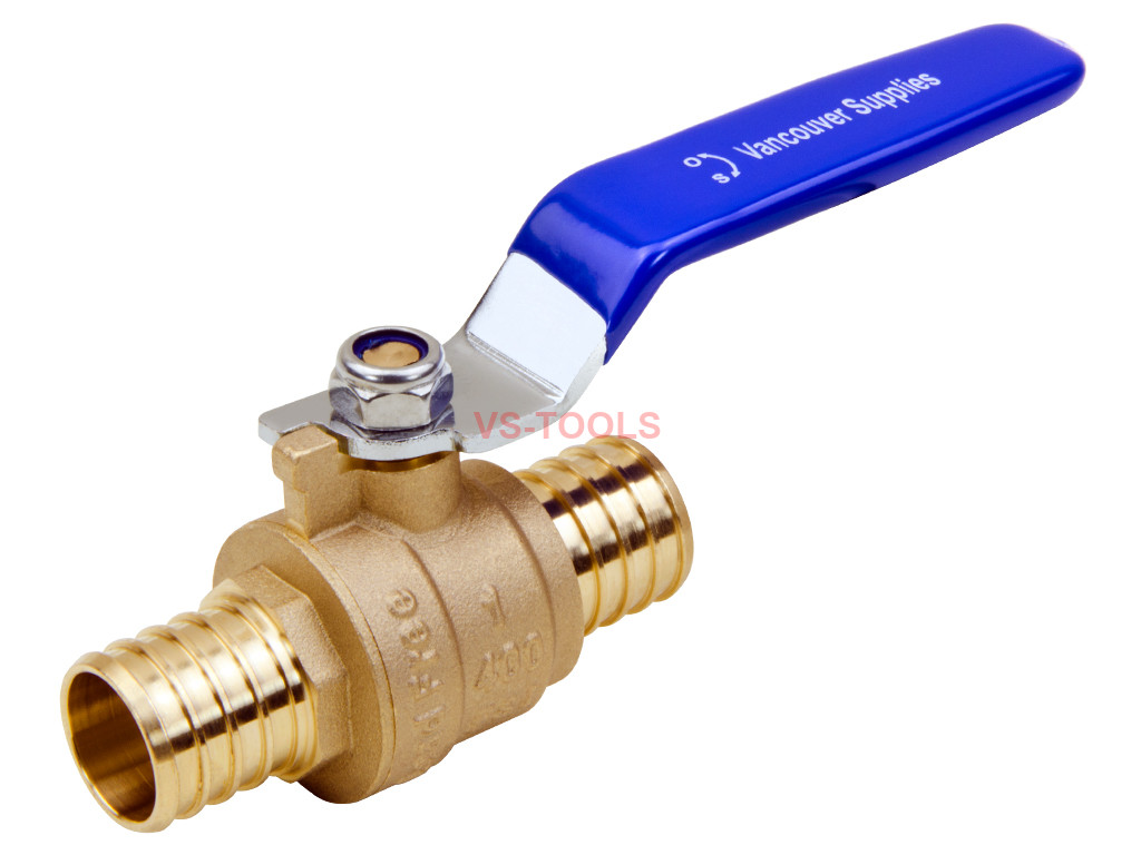 1 inch Full Port PEX Pipe Water Shut Off Brass Ball Valve